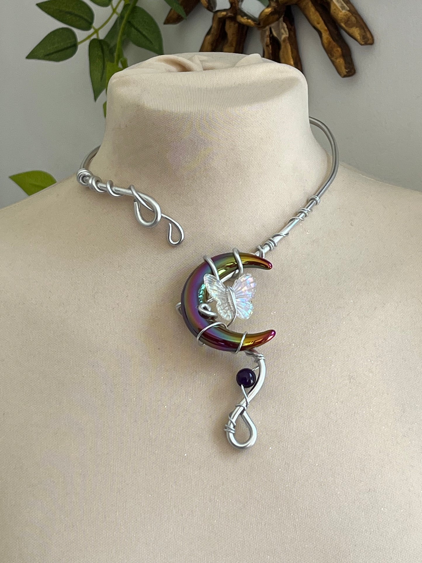 colourmoon butterfly necklace
