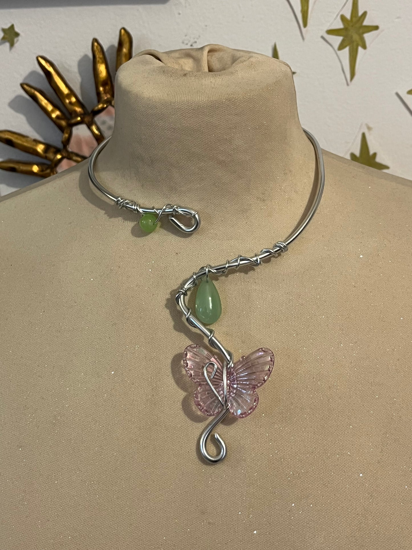 necklace butterfly princess