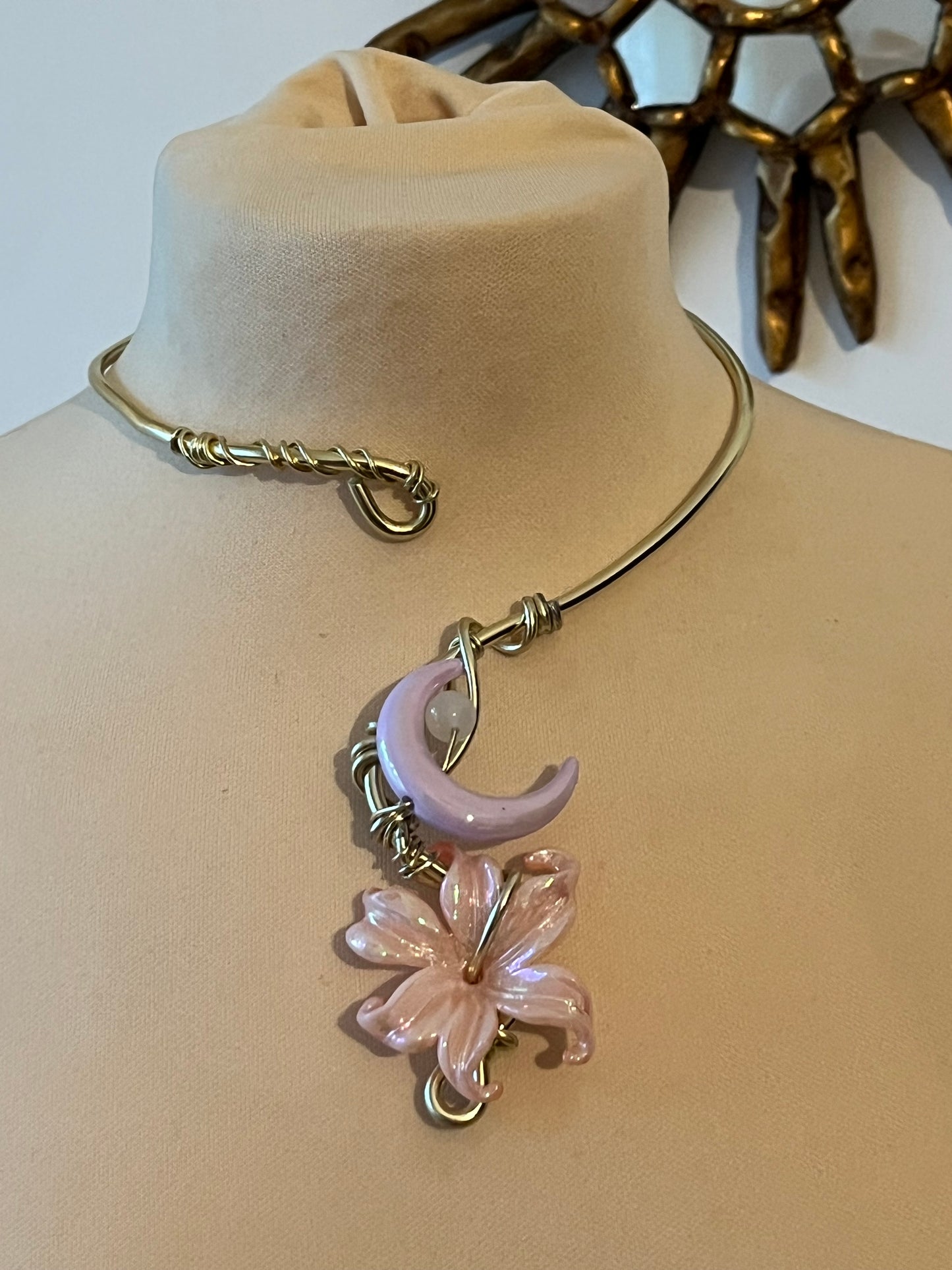 flower moon necklace