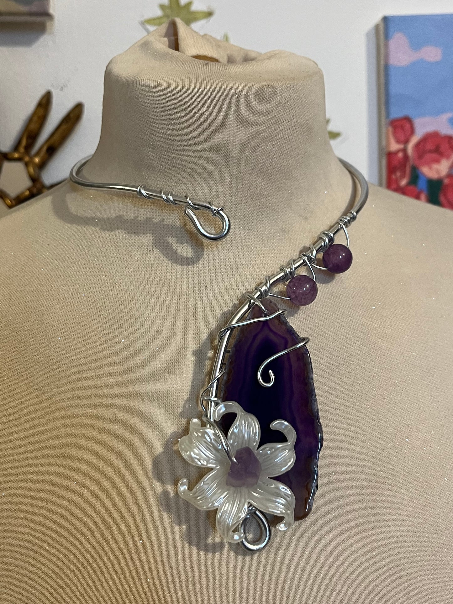 collana necklace viola