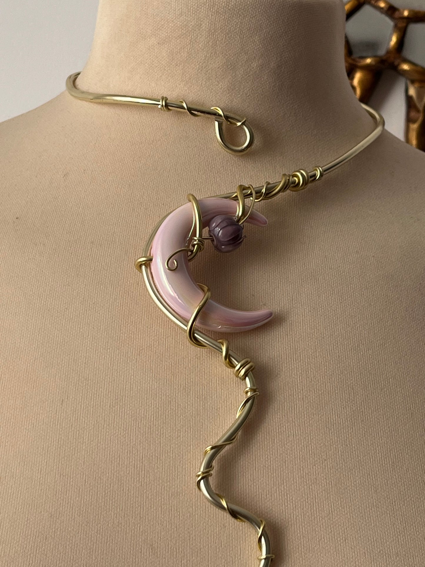fairy moon necklace