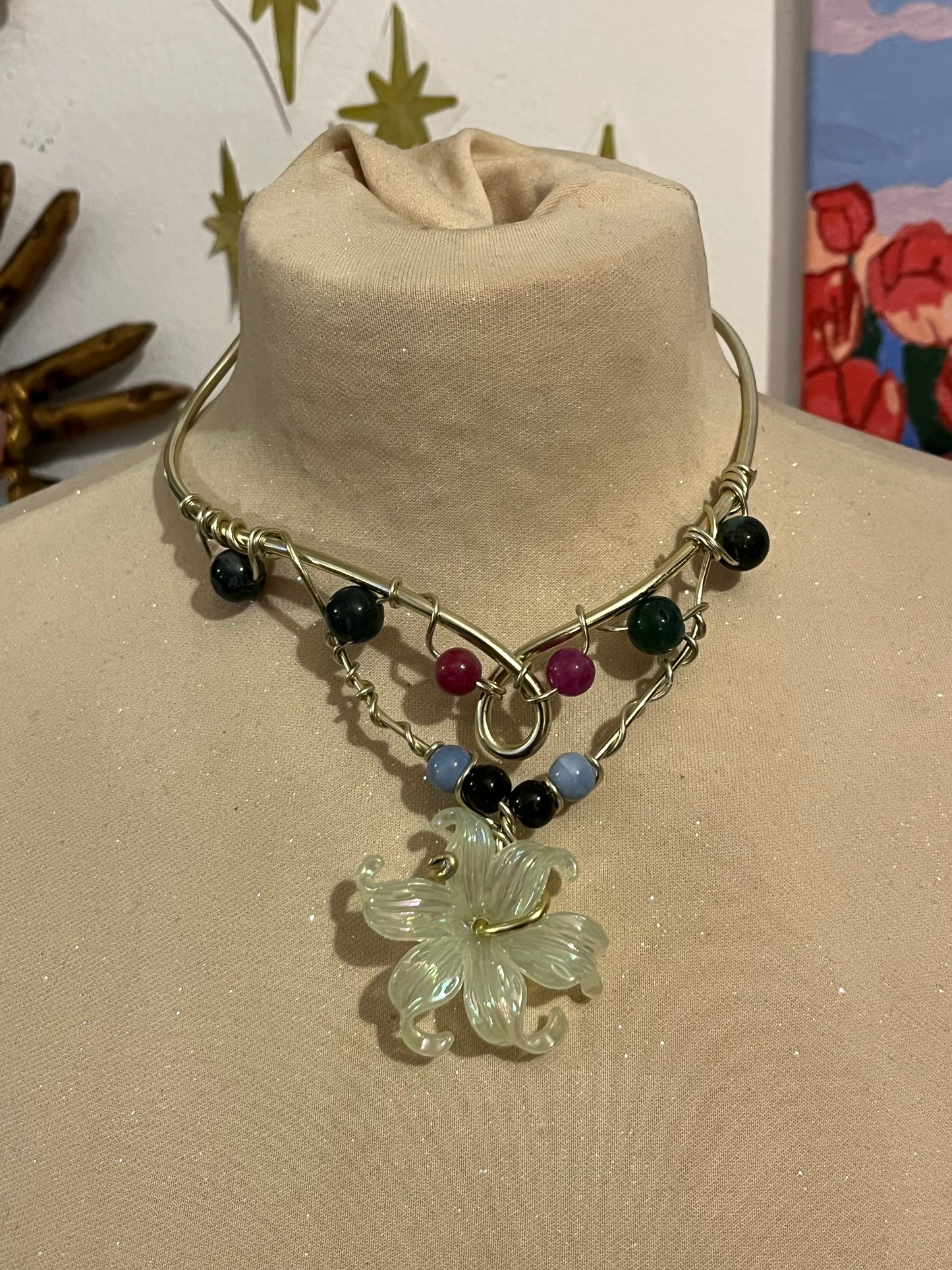 collana egypt colorata