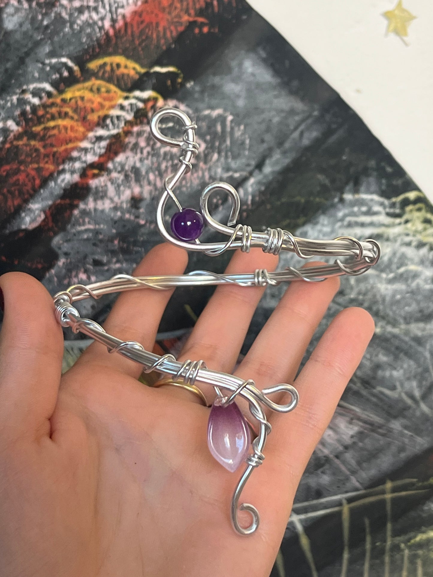 armcuff bead petal