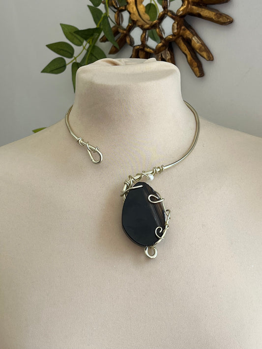 agate pearlmoom necklace