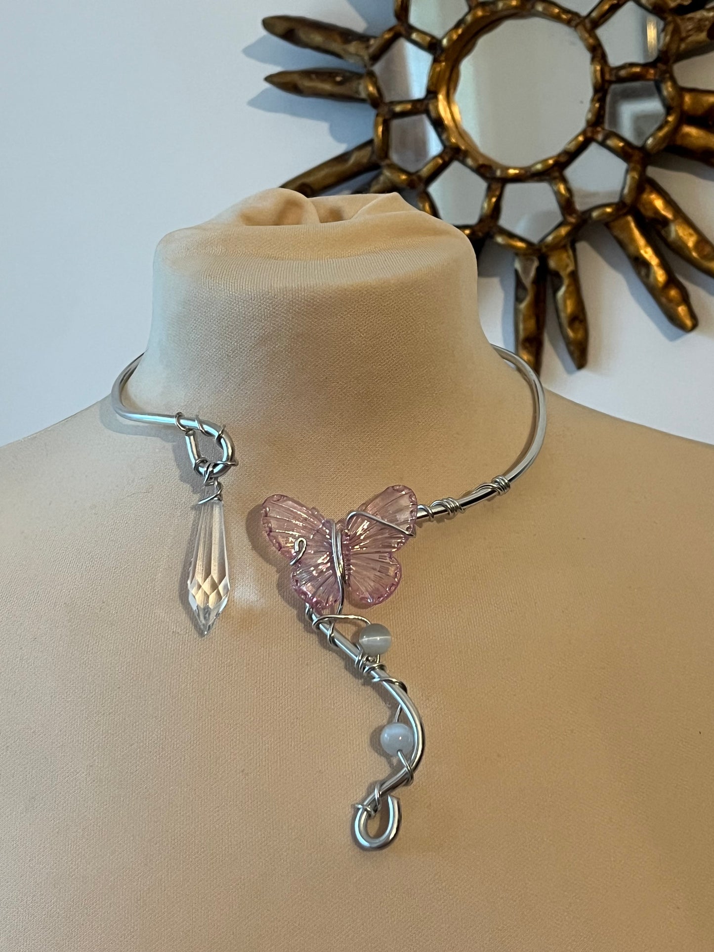 necklace butterfly princess fairy beads