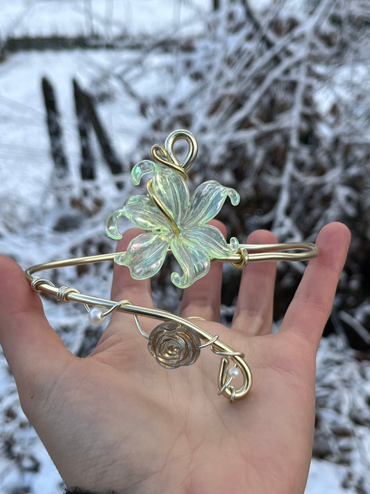 winter armcuff flowers