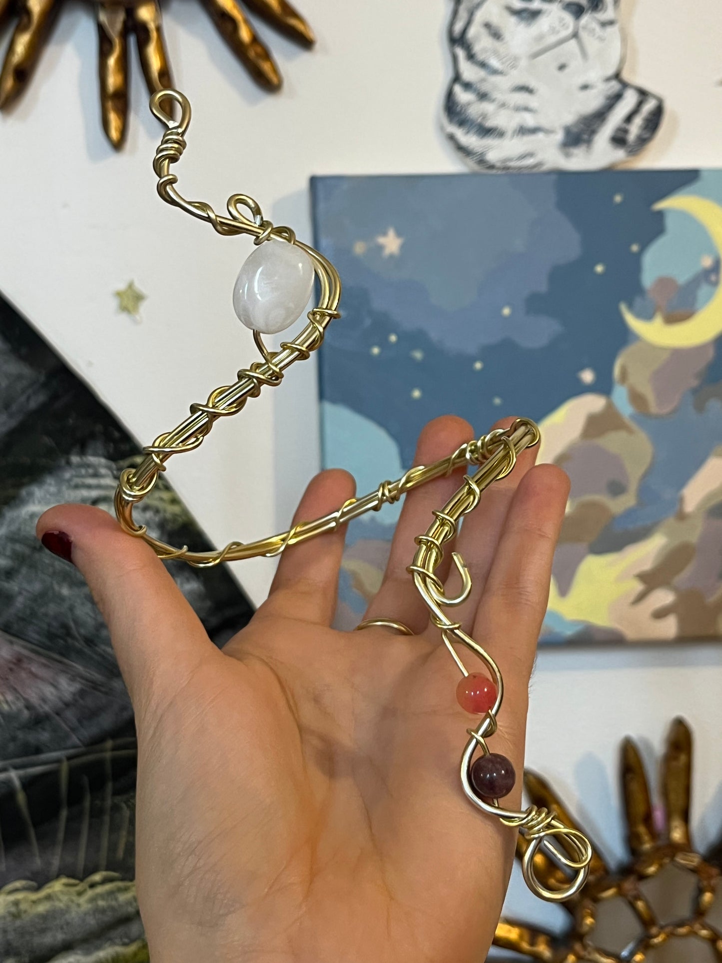 bracelet armcuff gold colour