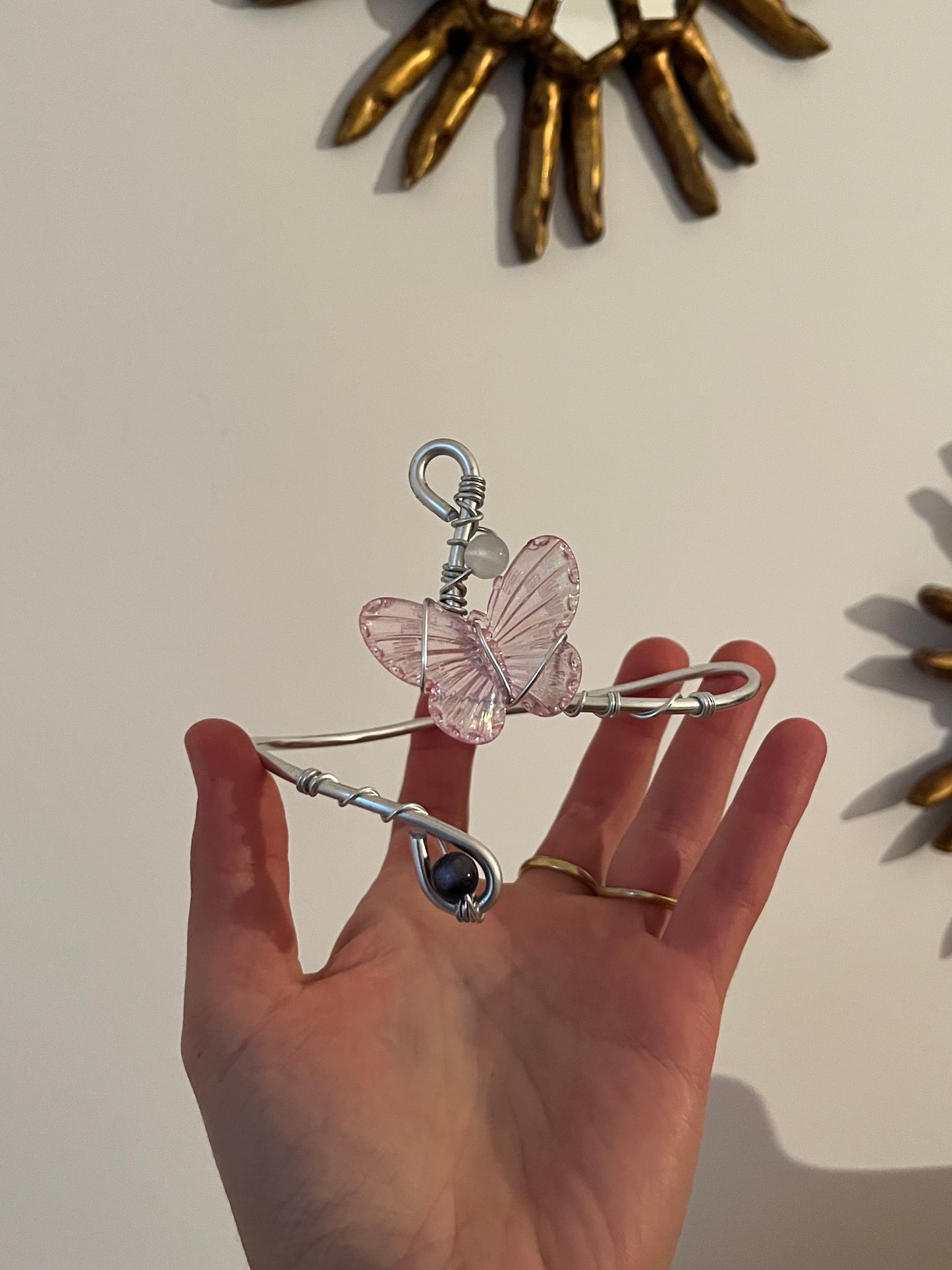 armcuff butterfly beads