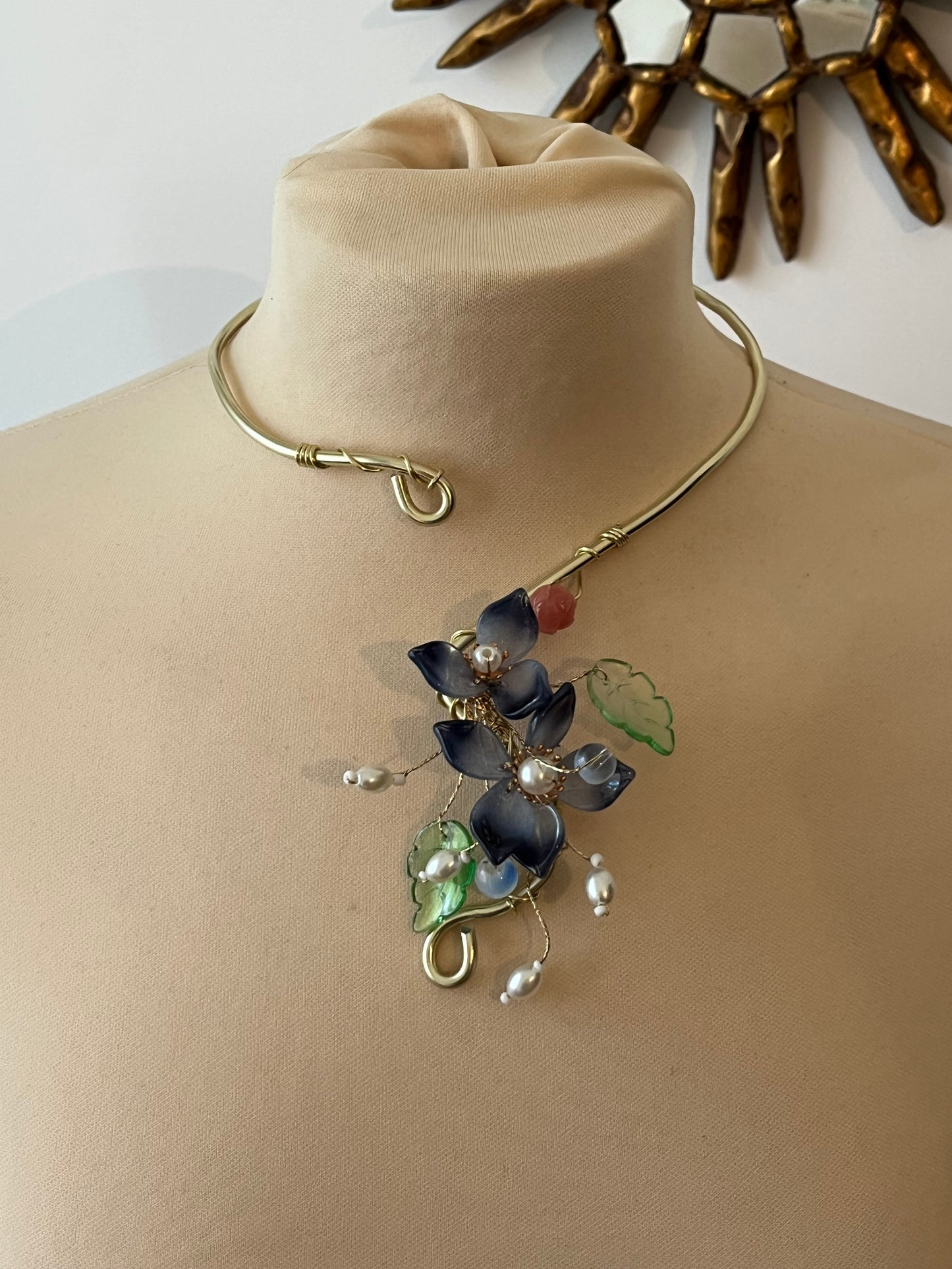 flowers fairy necklace