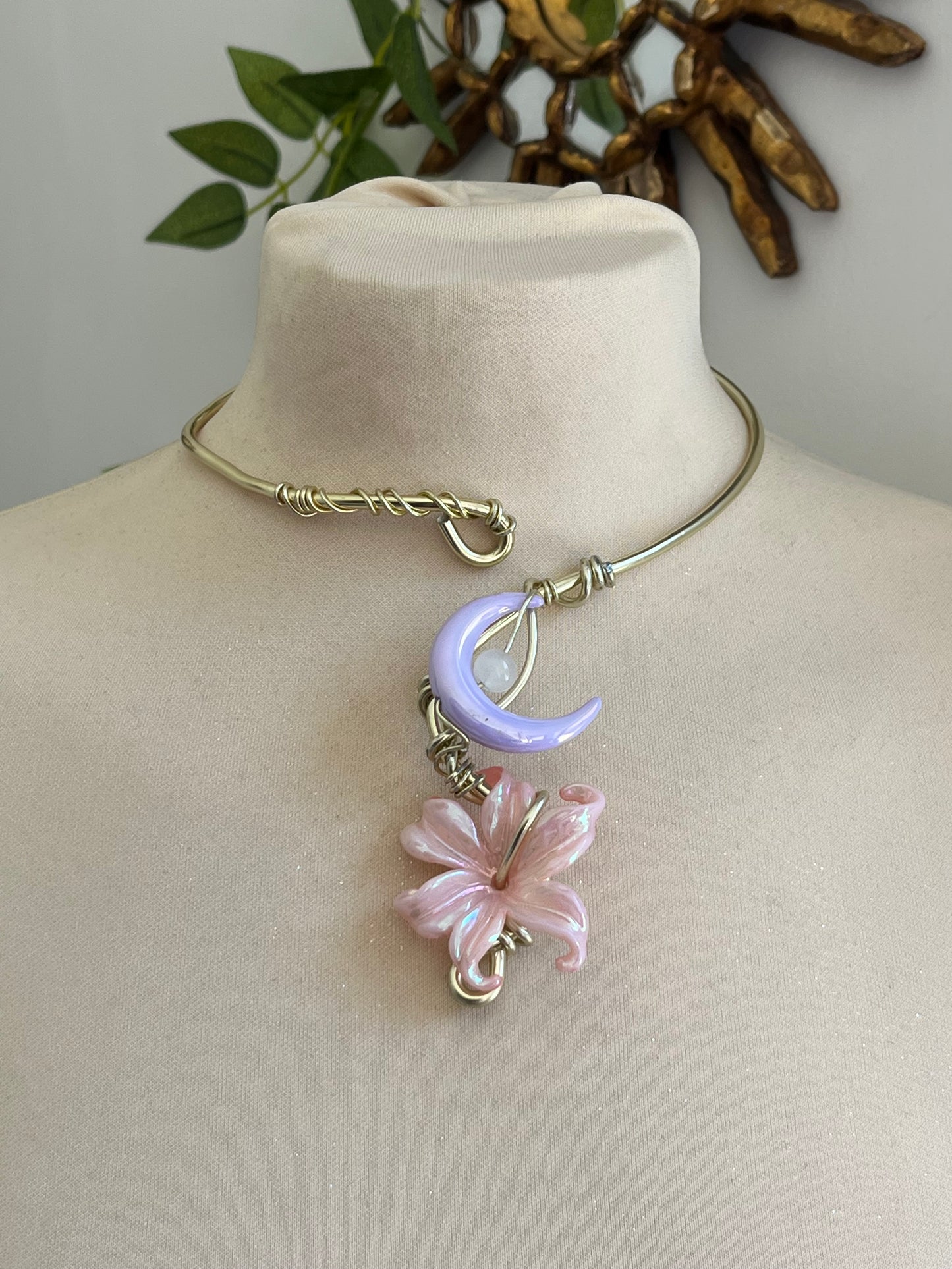 magnolia moon necklace