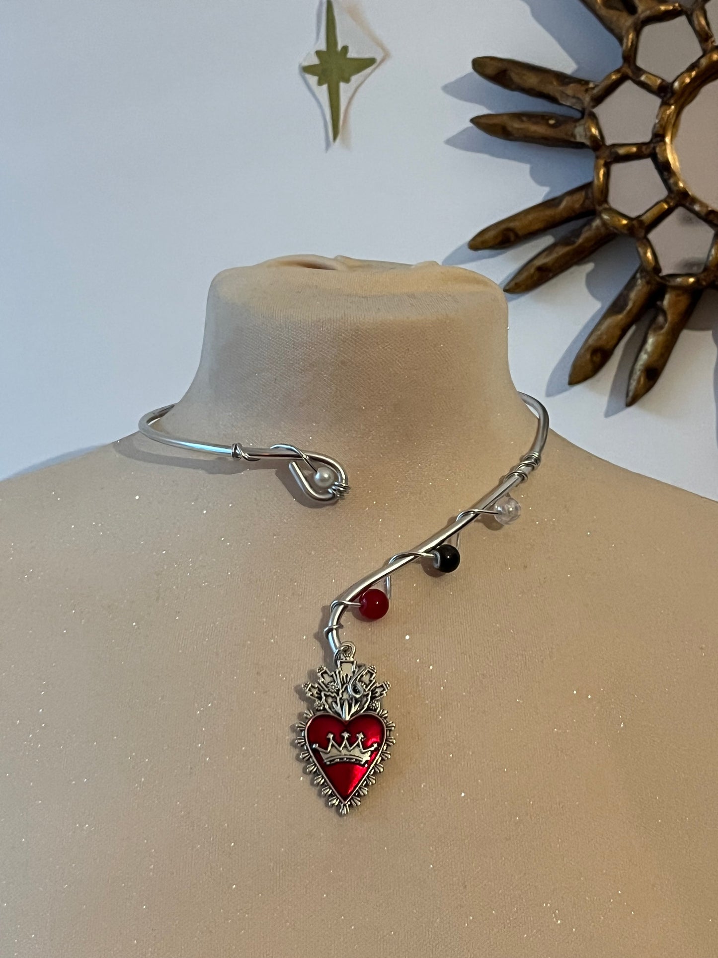 1gothic heart necklace