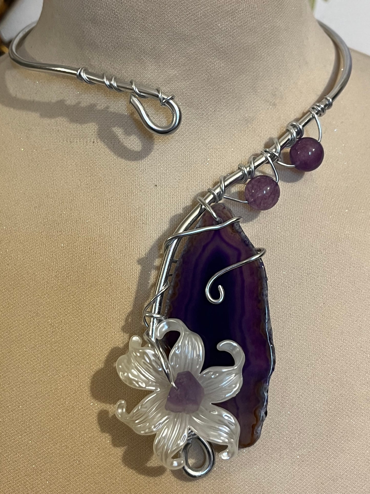 collana necklace viola