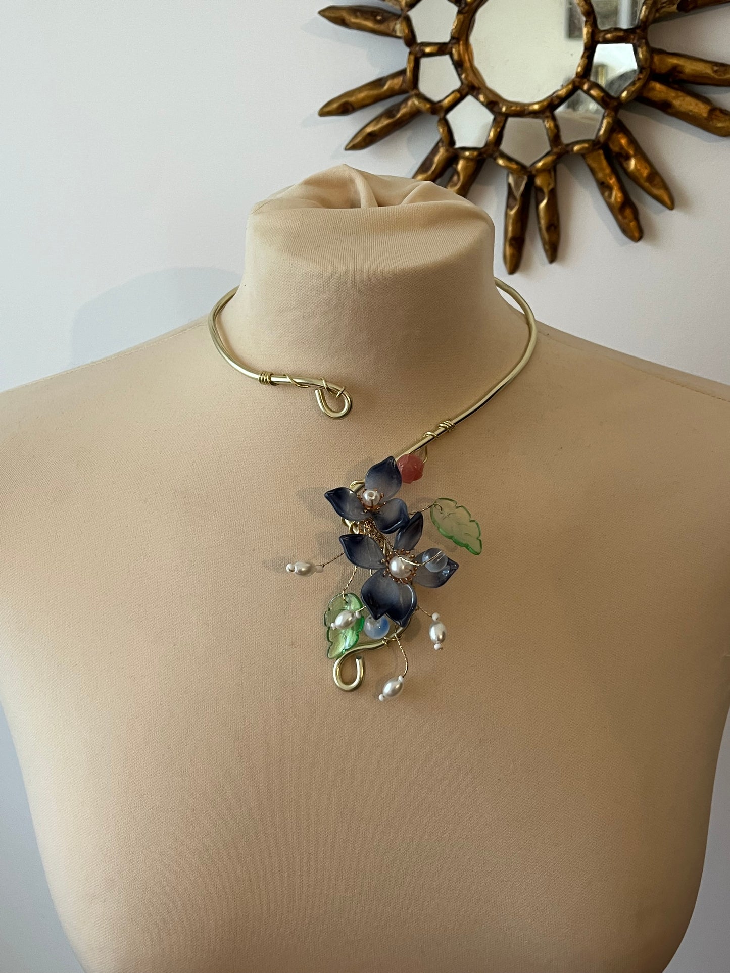 flowers fairy necklace