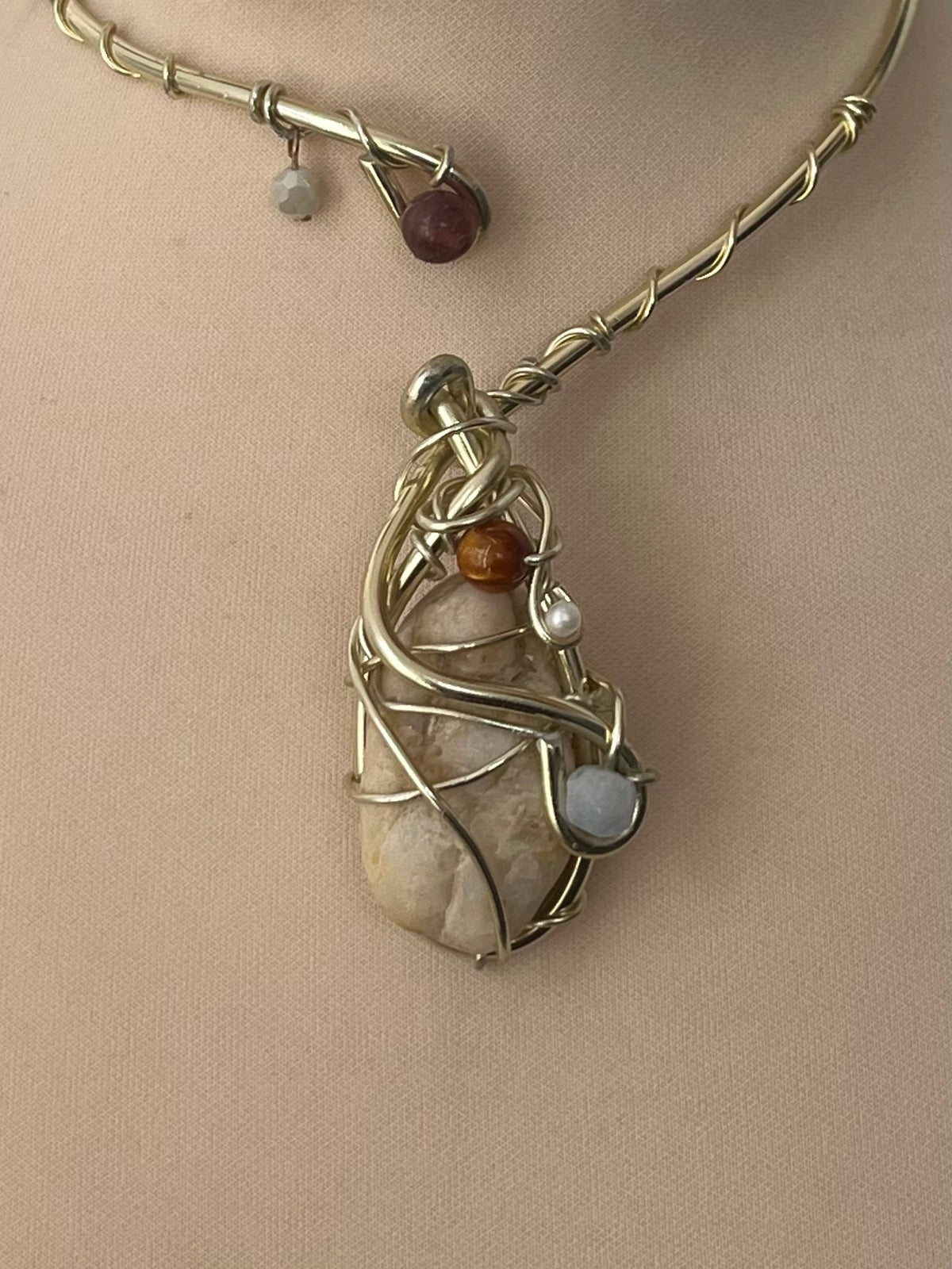 Dreamweaver stone necklace