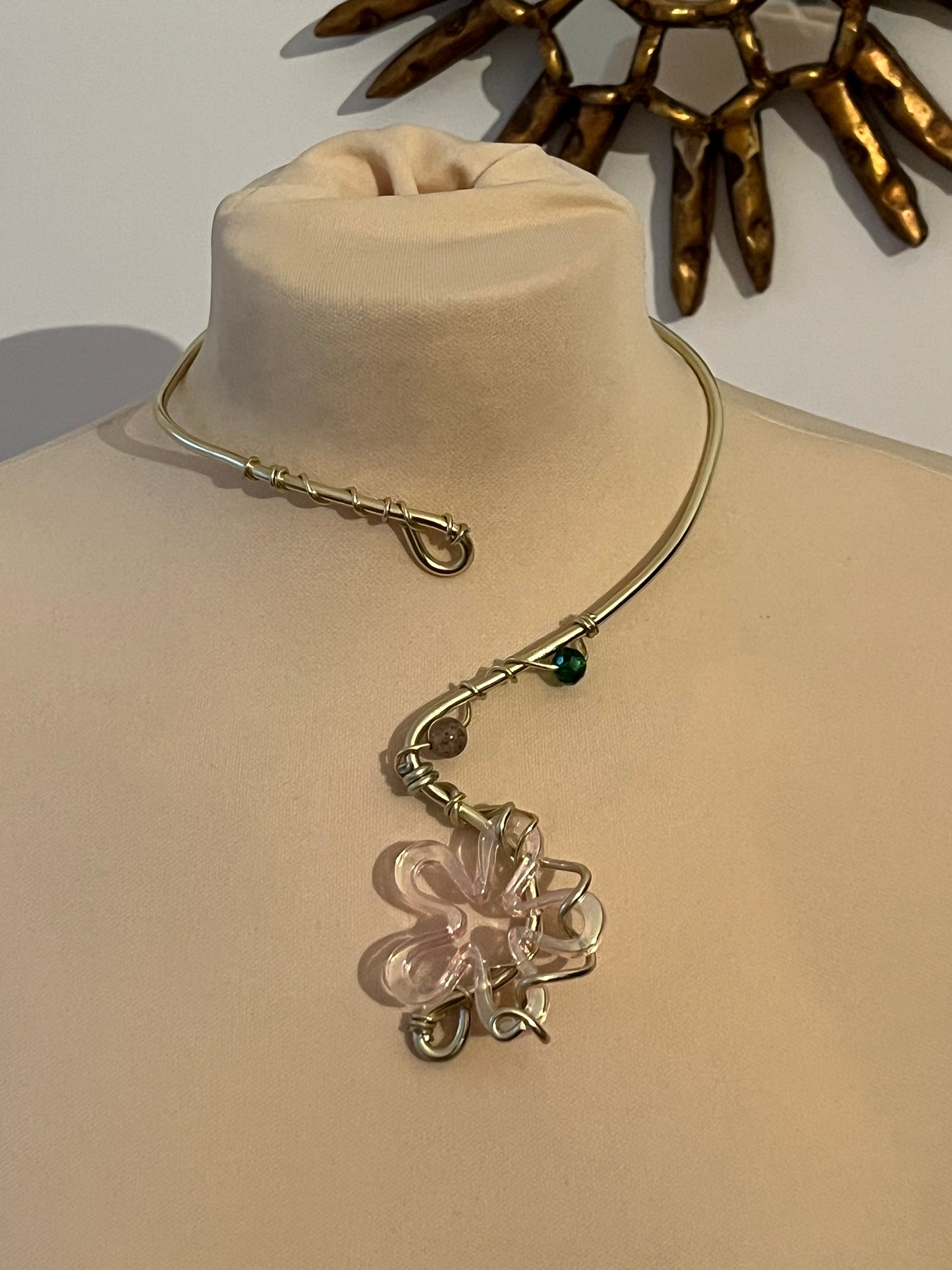 necklace flower beads