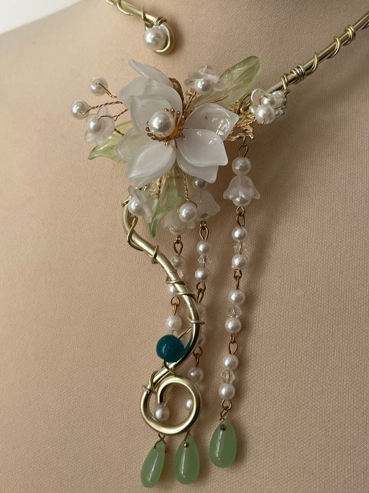 Whispering Windflower necklace