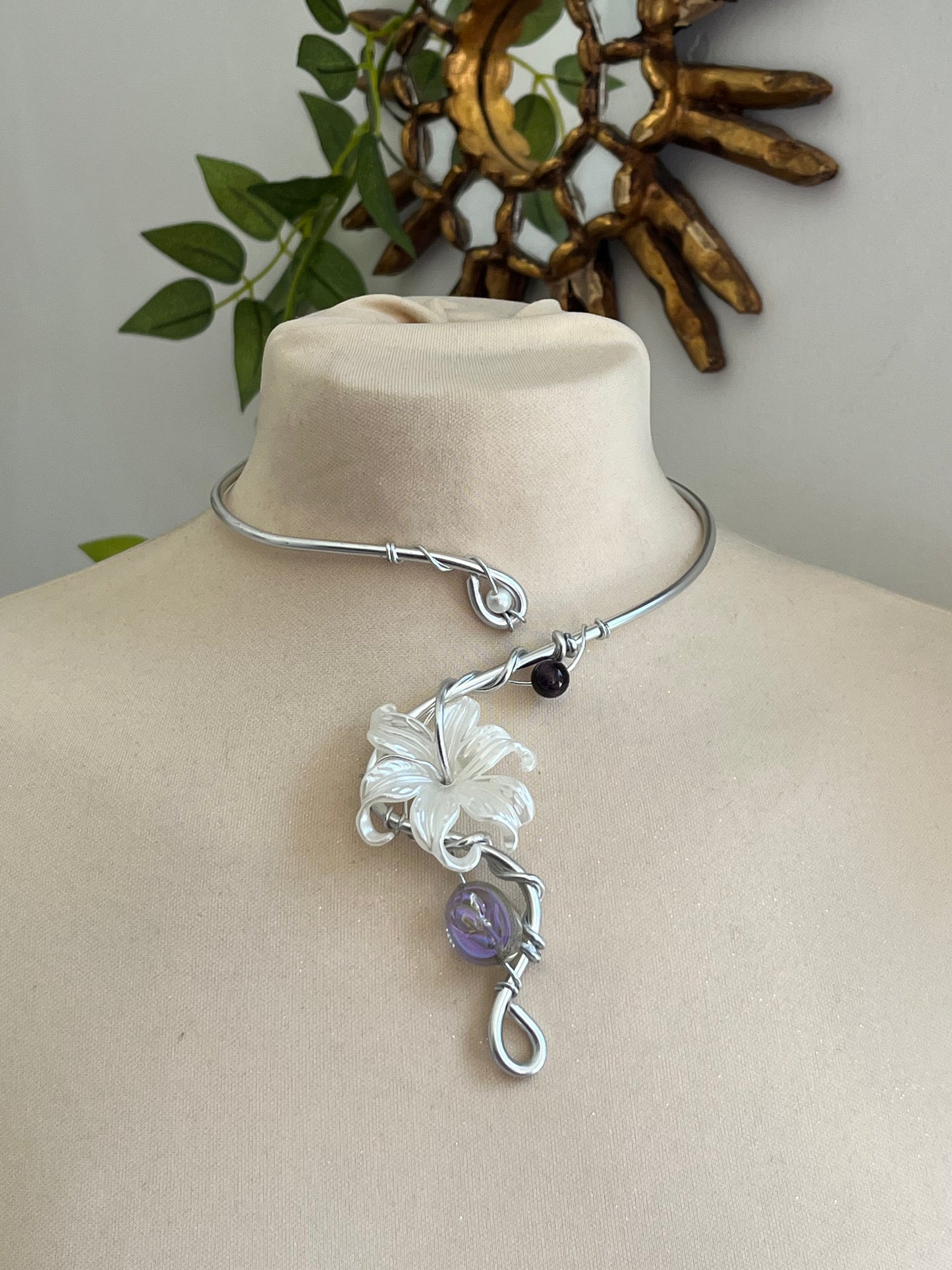 plum blossom necklace