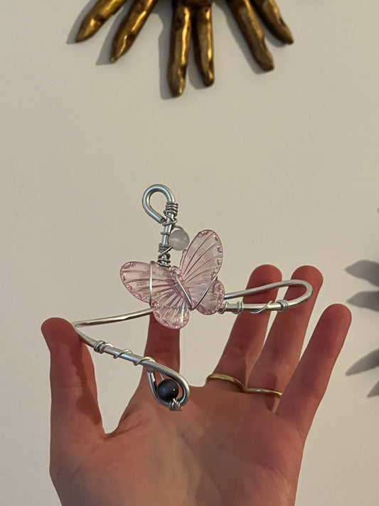 armcuff butterfly beads