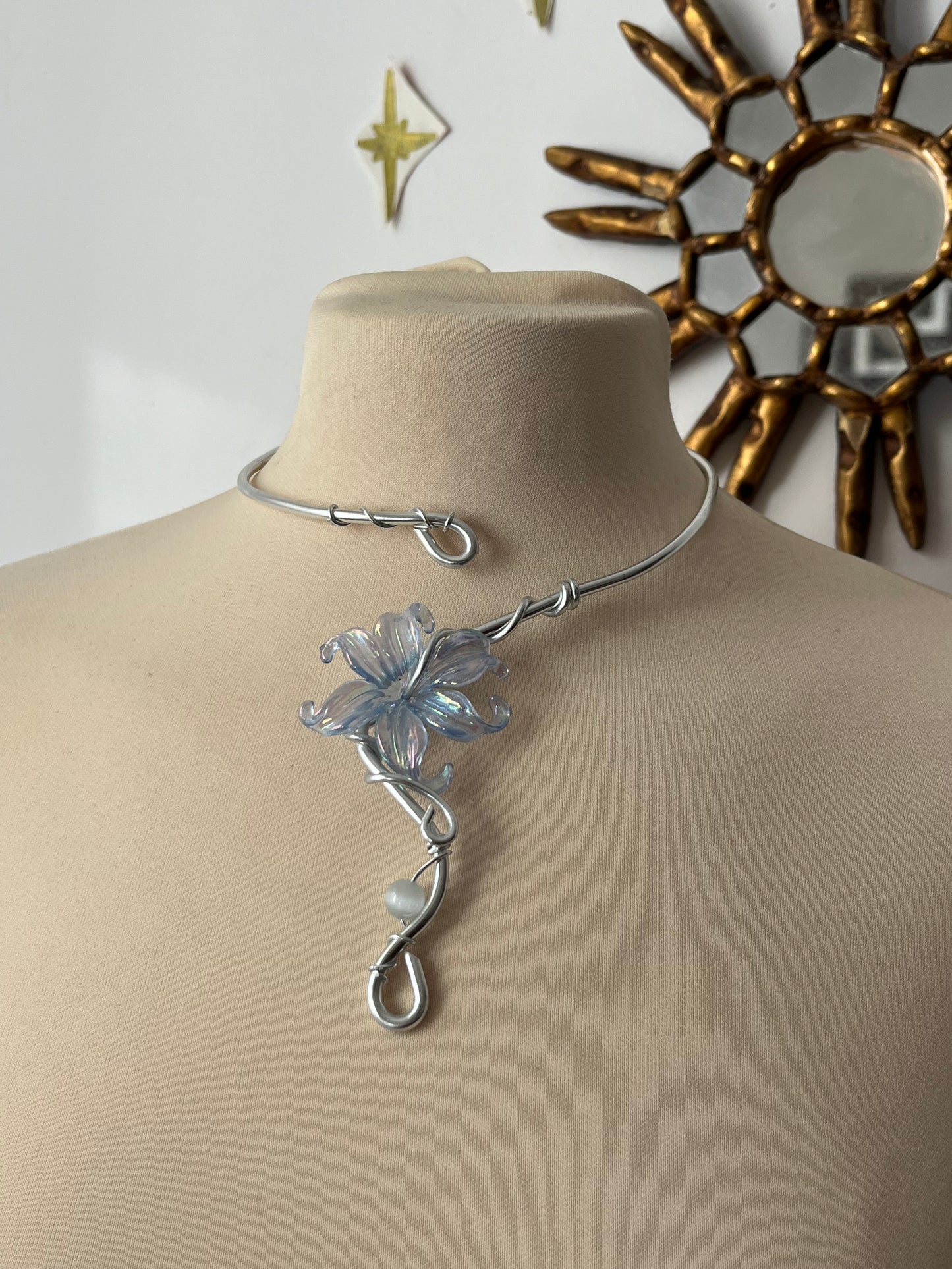 1mermaid flower necklace