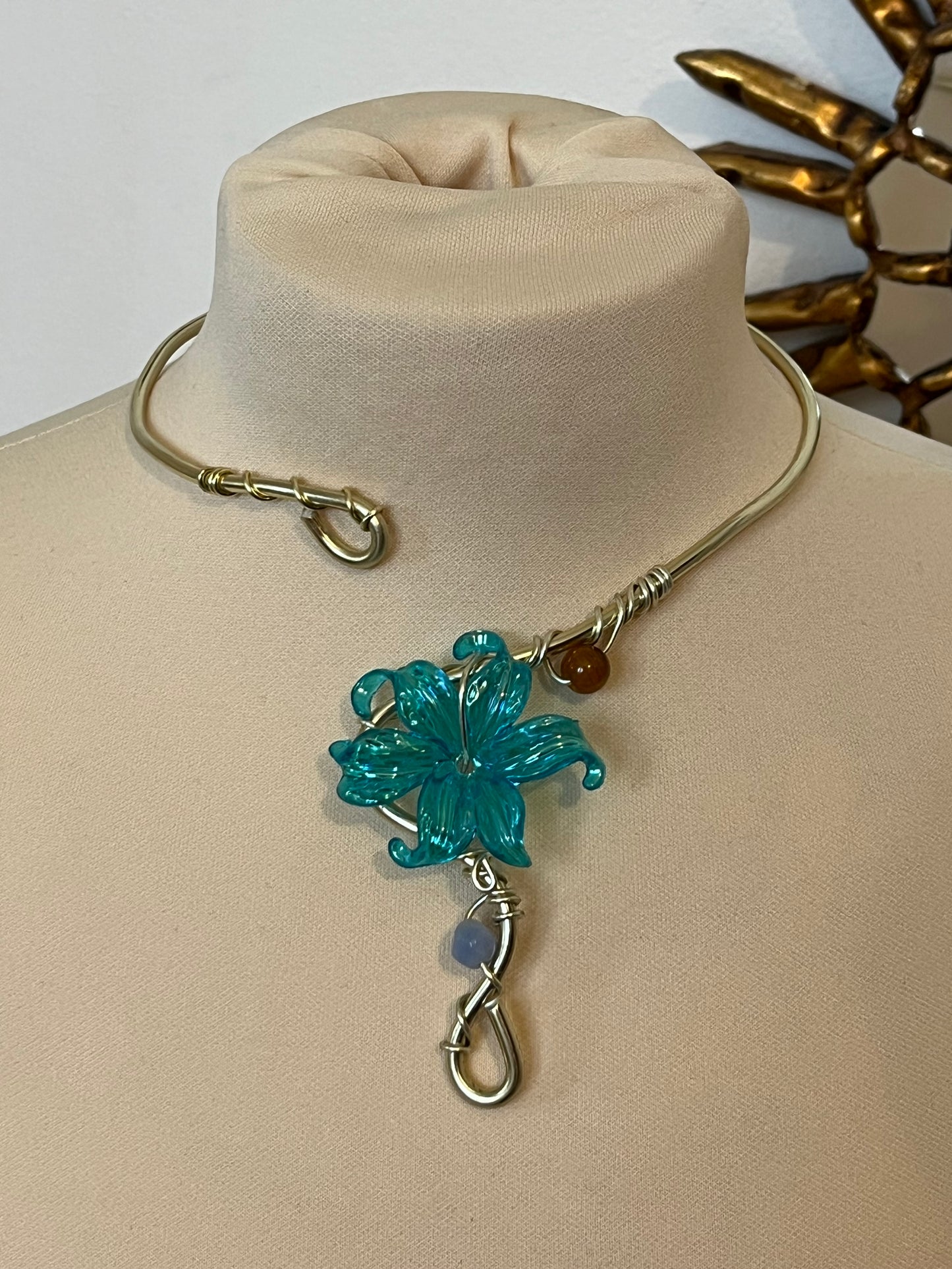 necklace flower beads