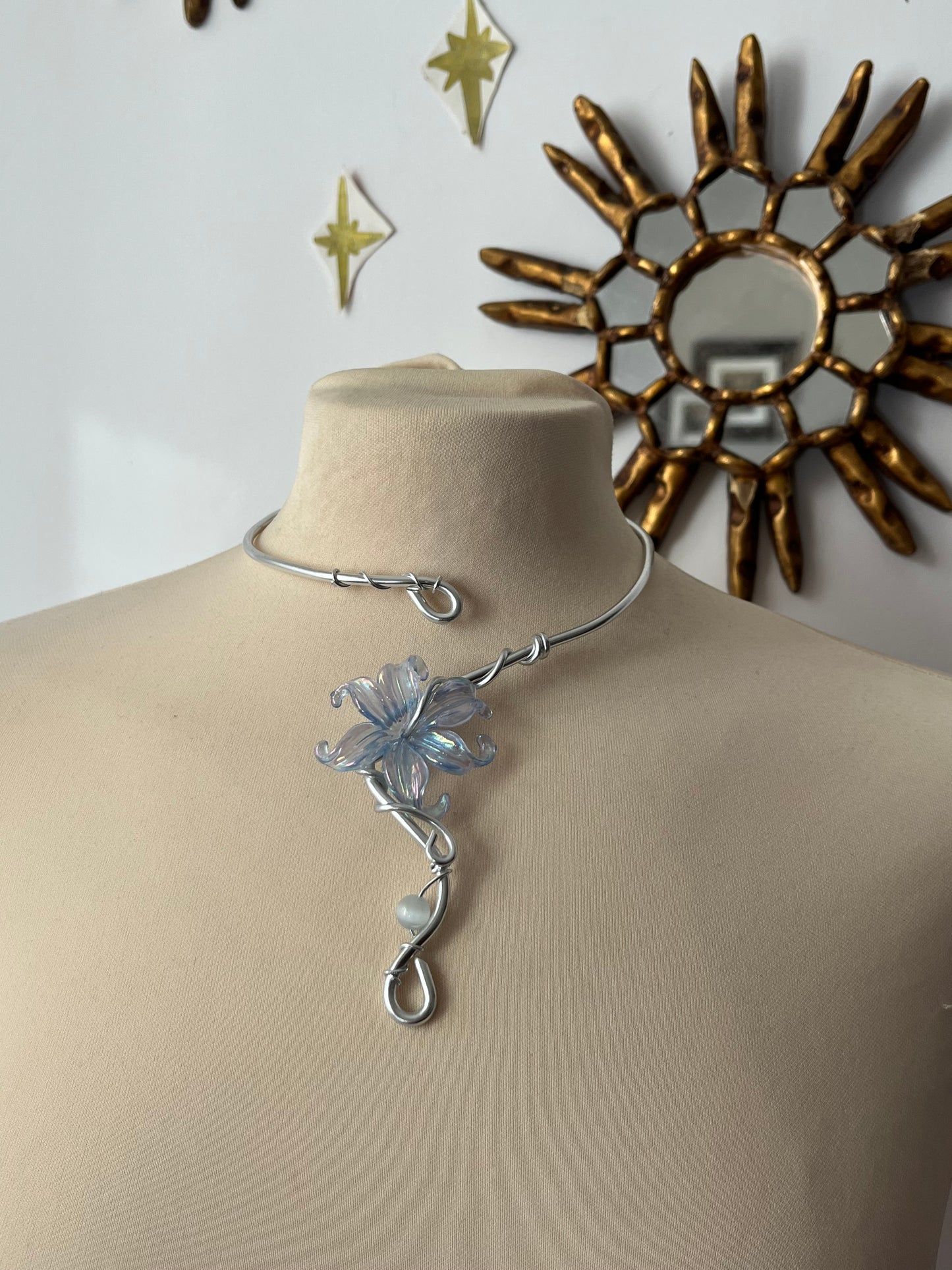 1mermaid flower necklace