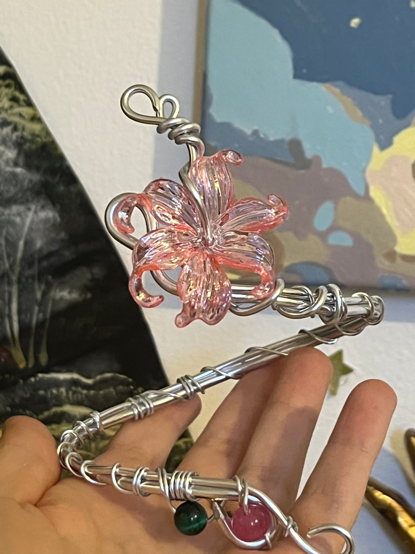 armcuff beads flower