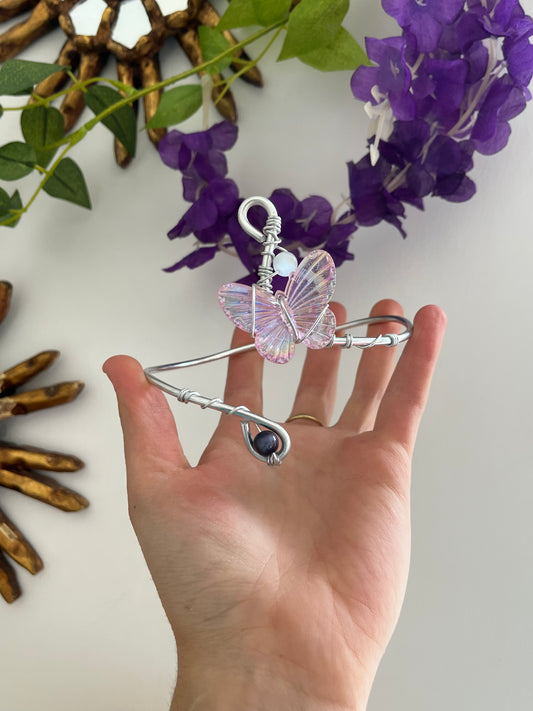 butterfly pink armcuff