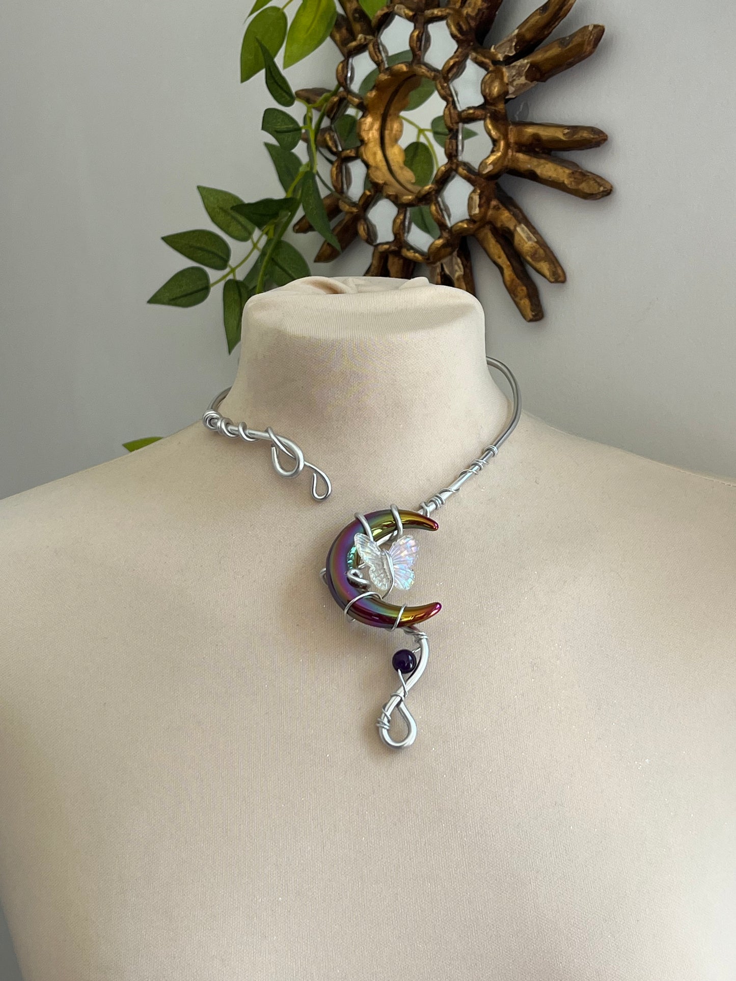 colourmoon butterfly necklace