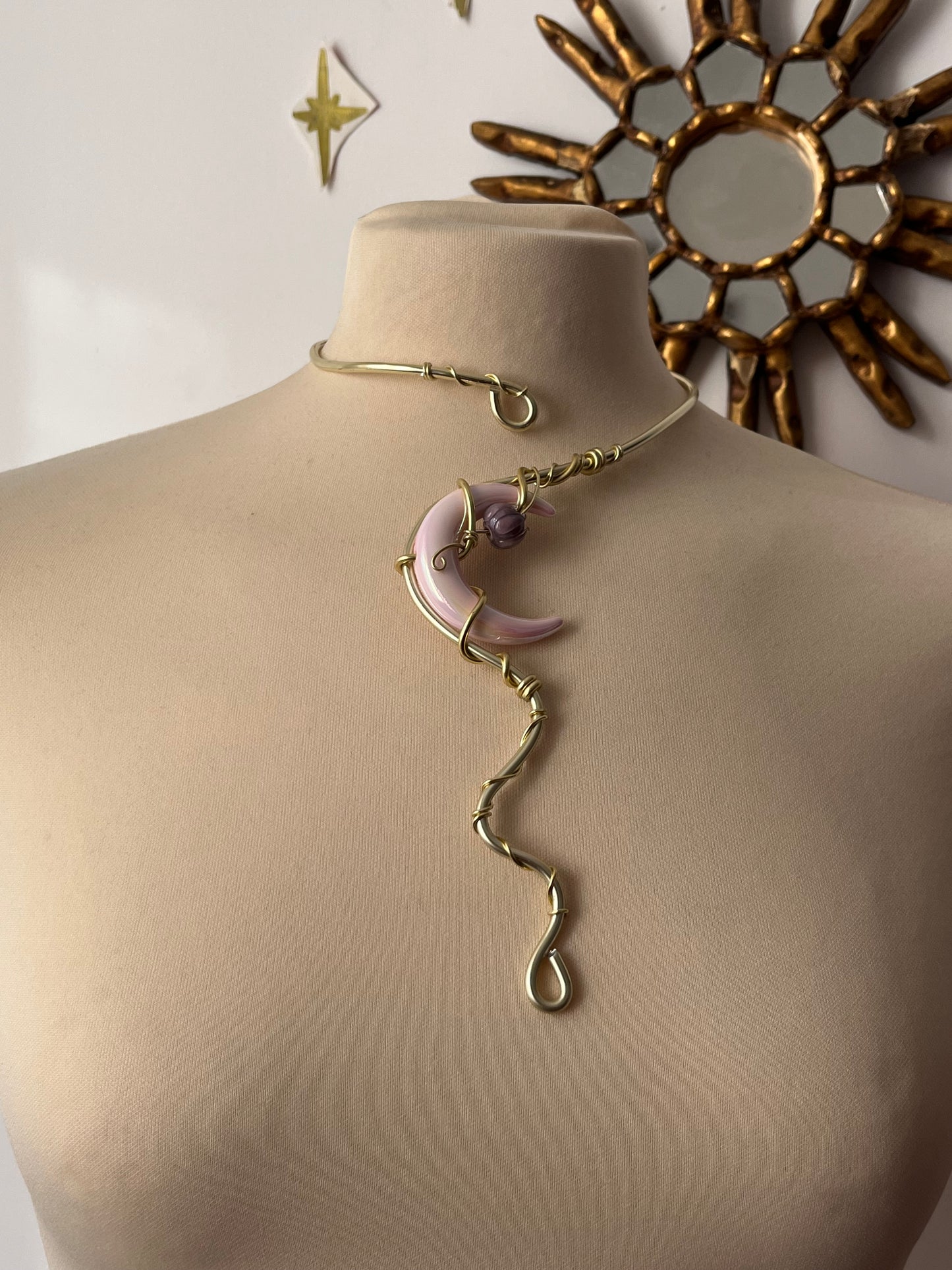 fairy moon necklace