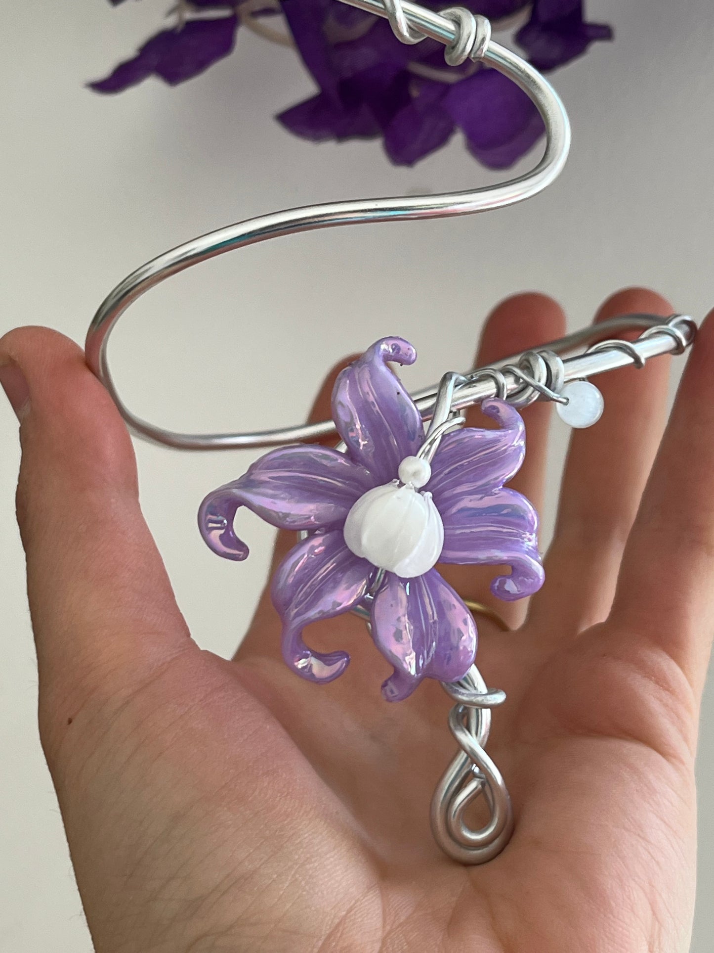 jasmine purple armcuff