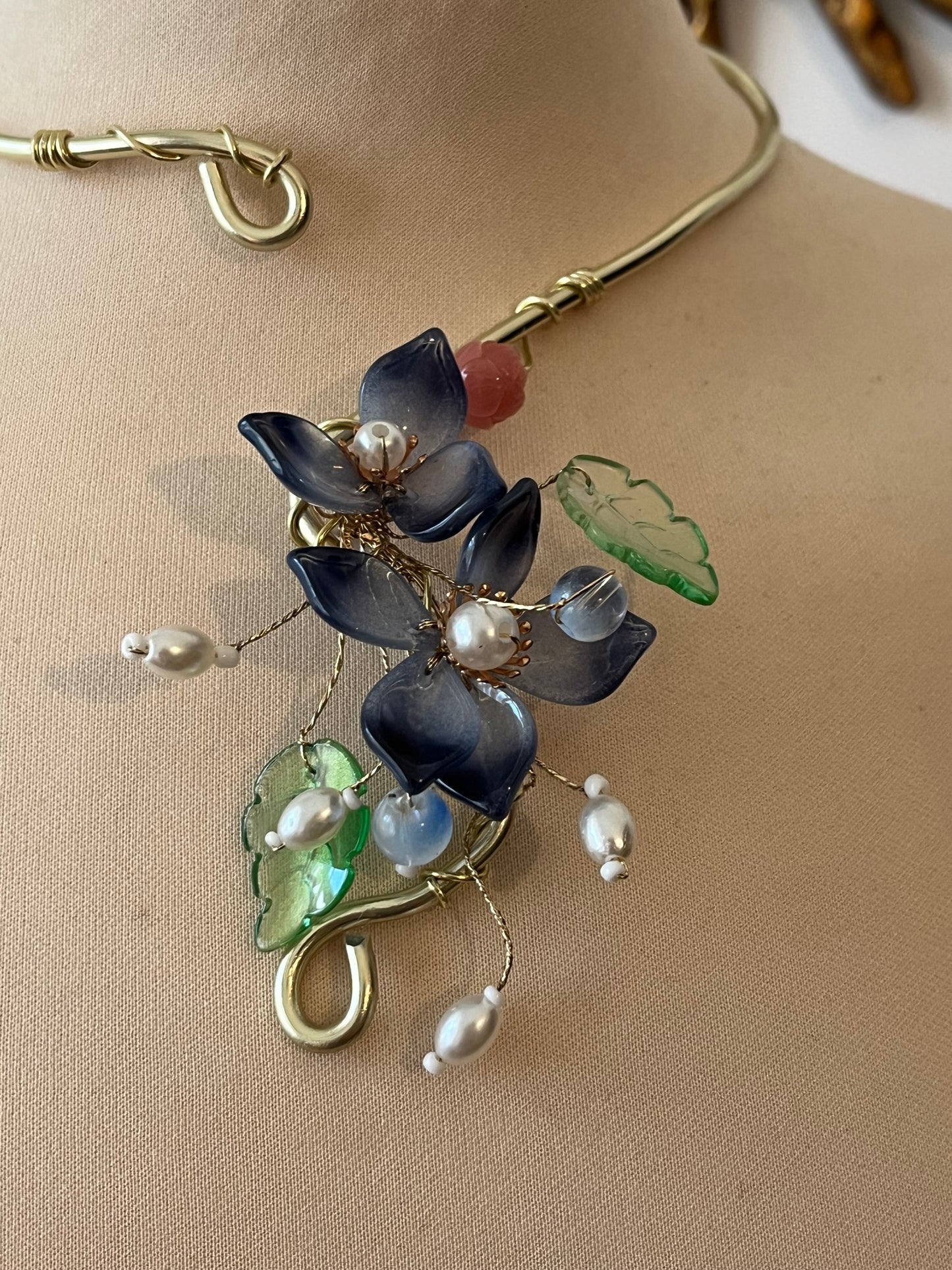 flowers fairy necklace