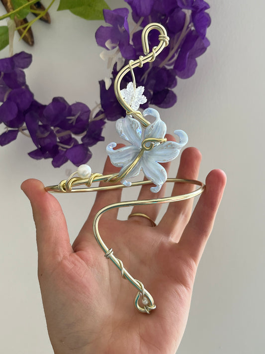blue lily armcuff