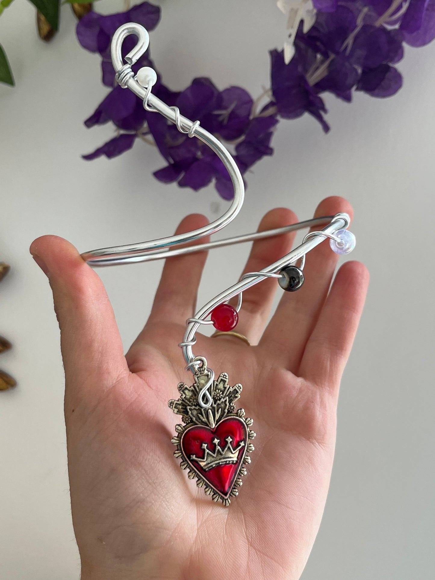 fairy gothic heart armcuff