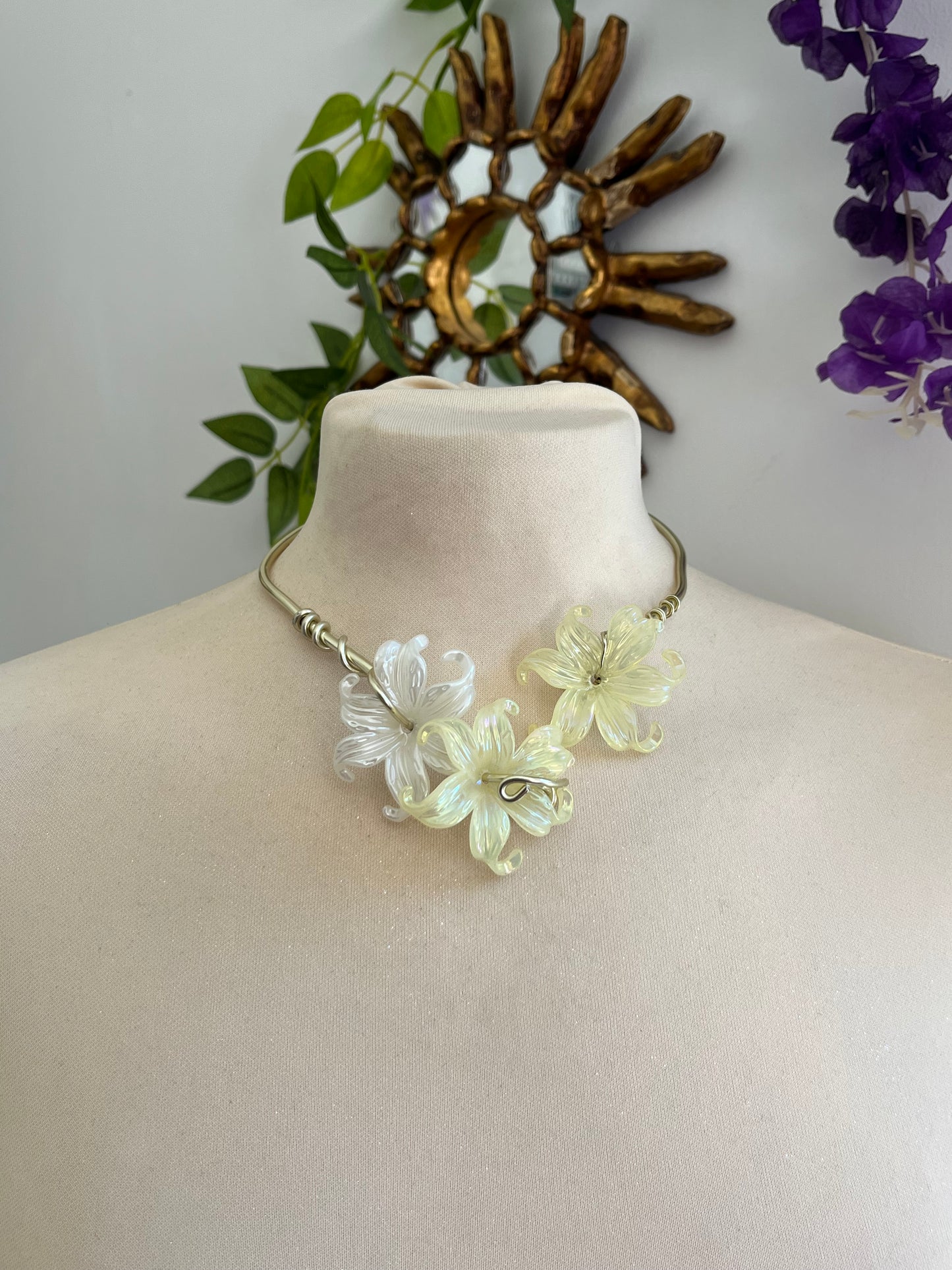 plum blossom necklace