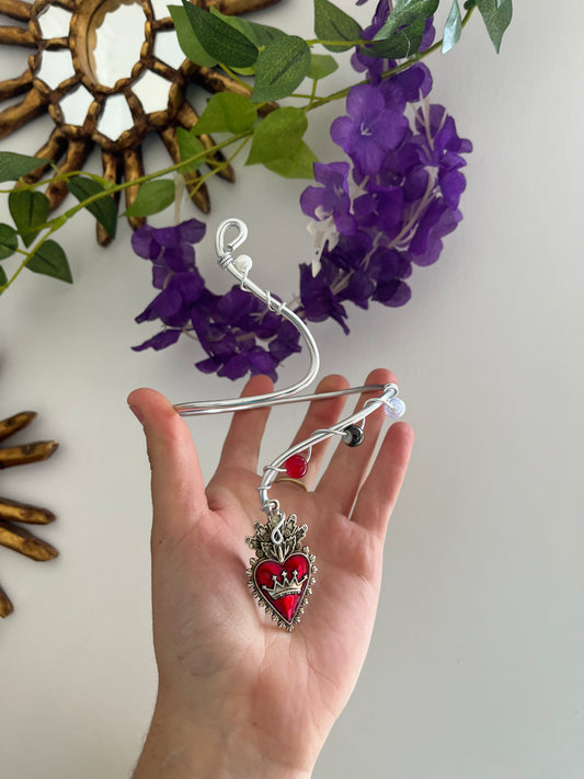 fairy gothic heart armcuff