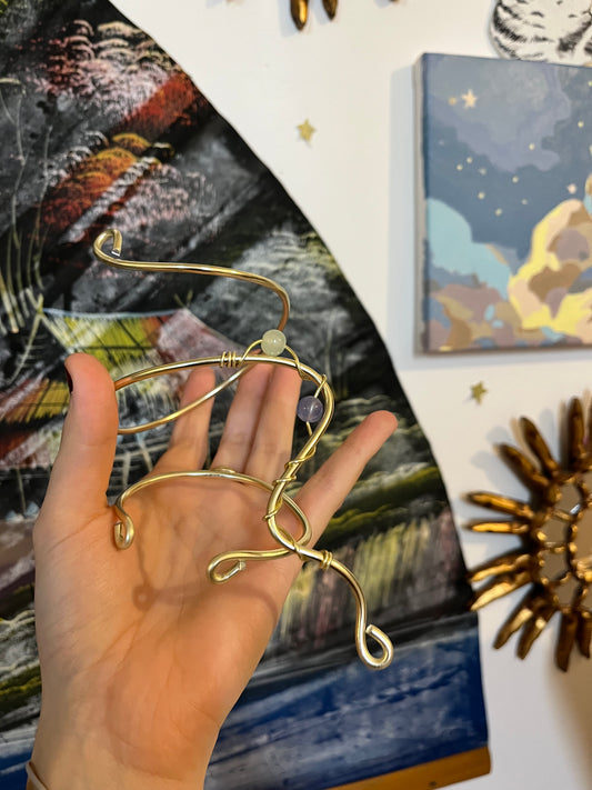 set armcuff bracelet gold colour