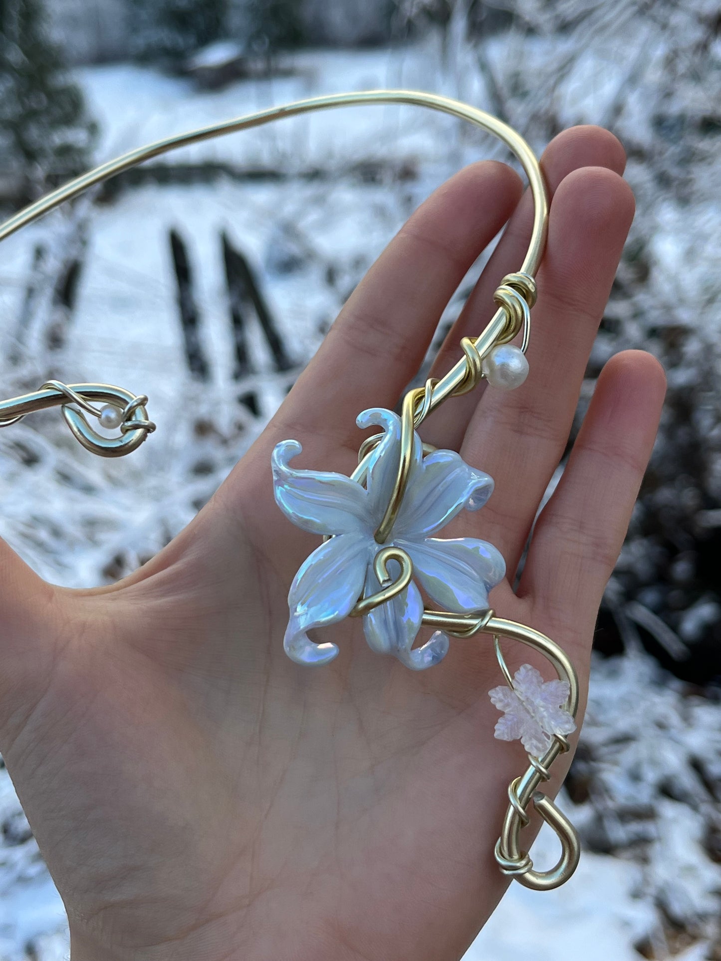 winter necklace