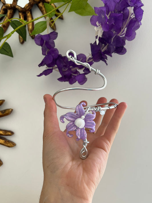 jasmine purple armcuff