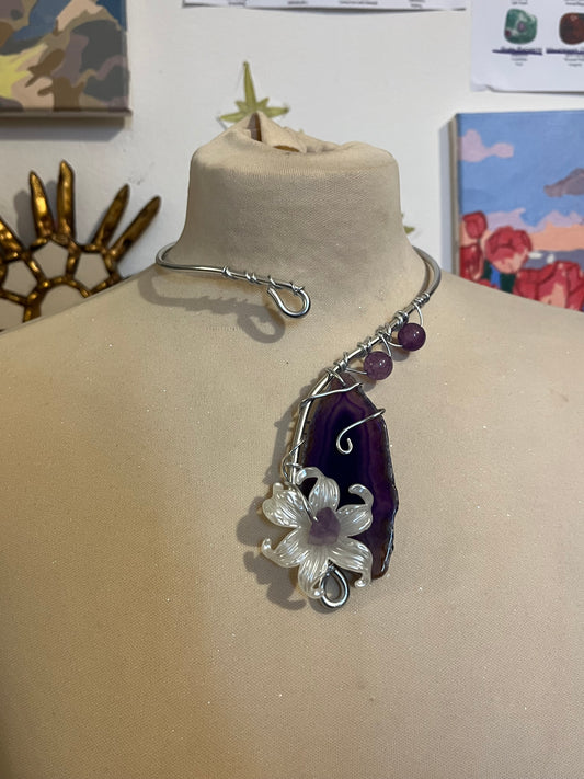 collana necklace viola