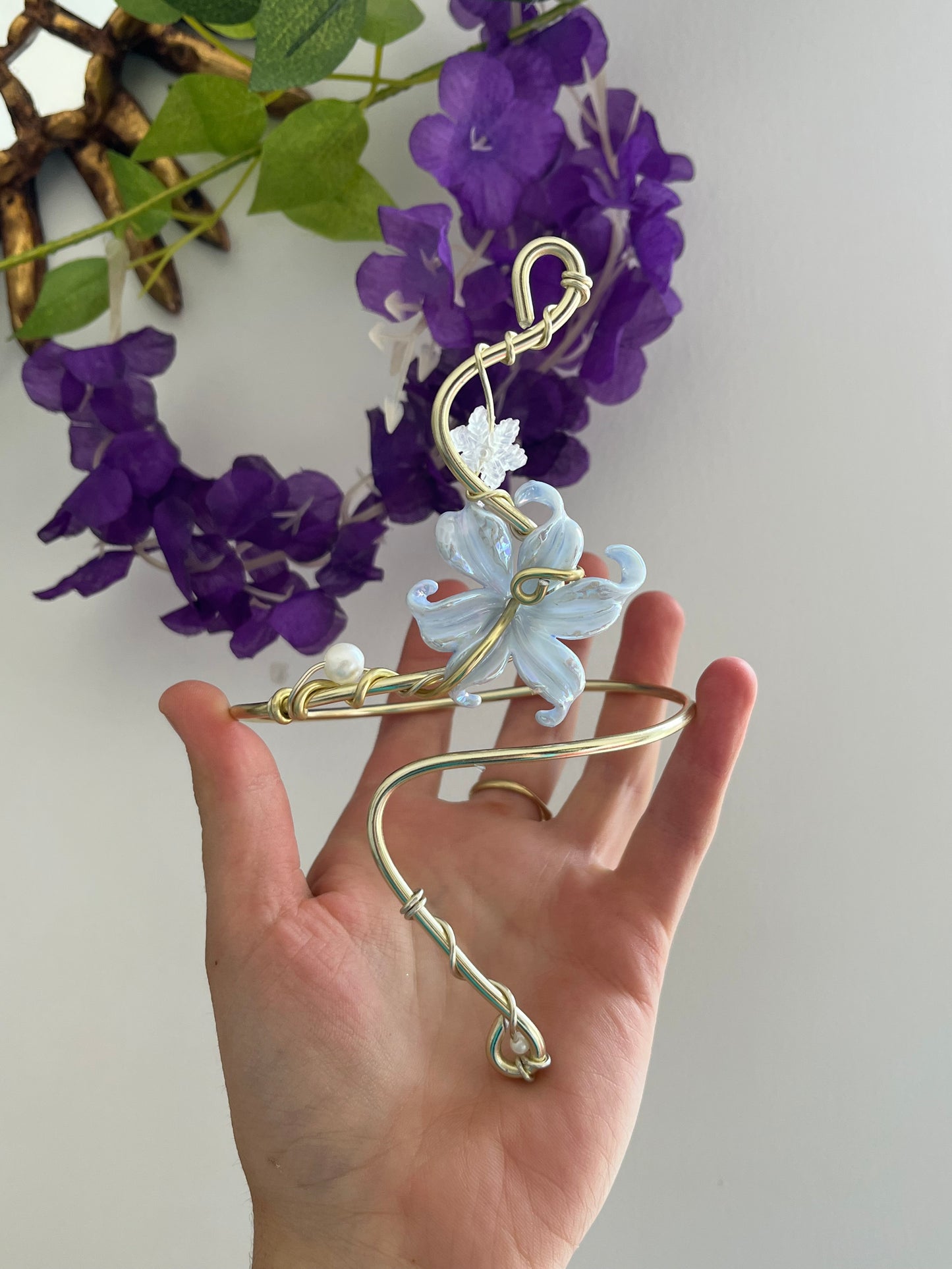 blue lily armcuff