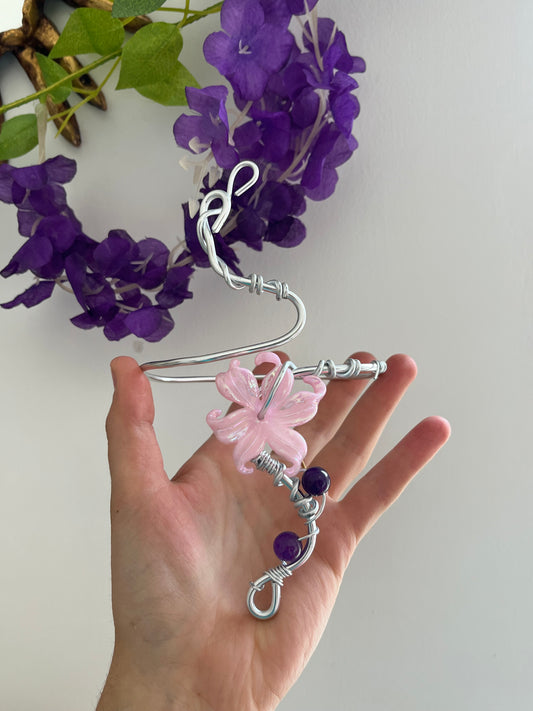 rosa flower armcuff