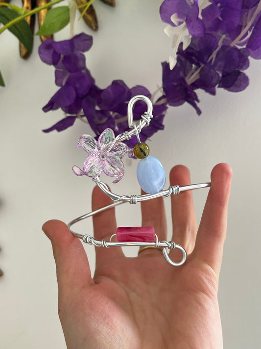 lily flower armcuff