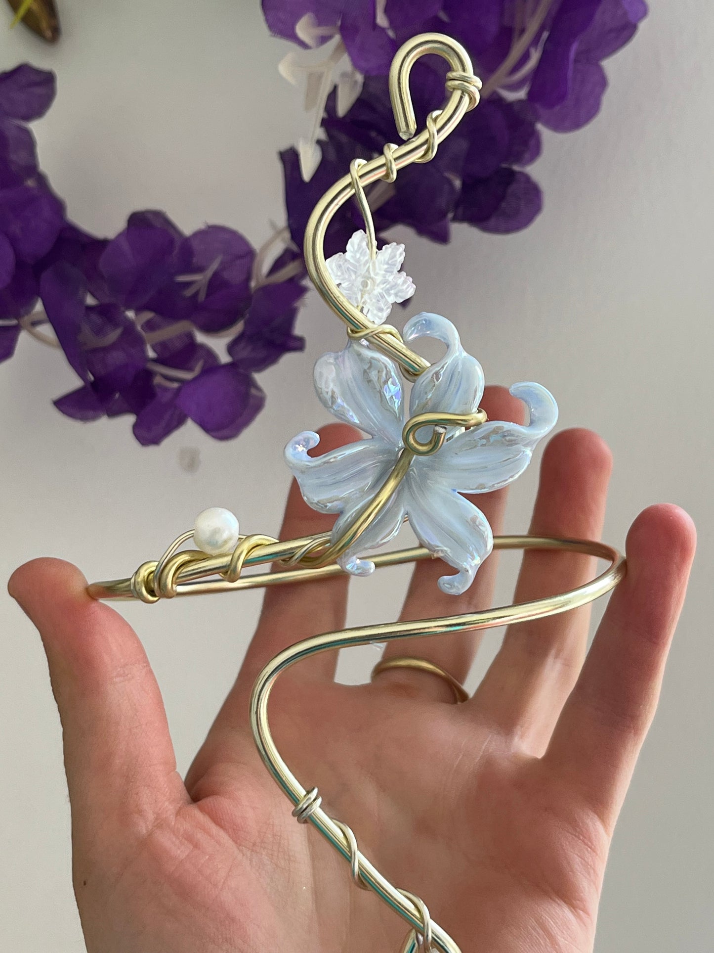 blue lily armcuff