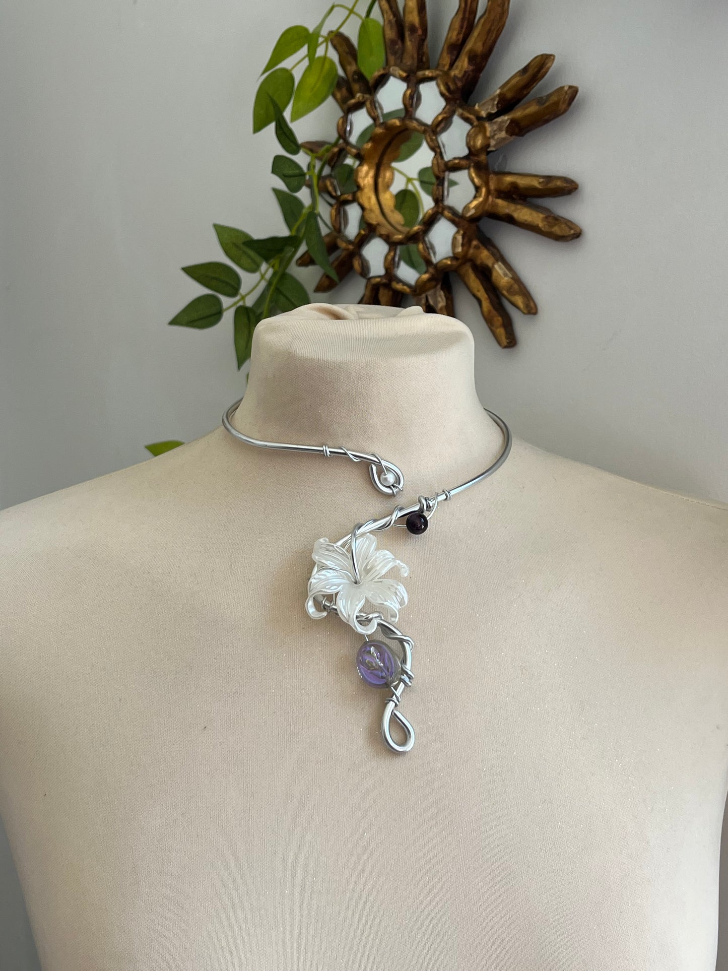 plum blossom necklace