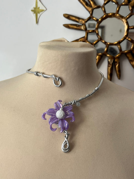 fairy flower necklace