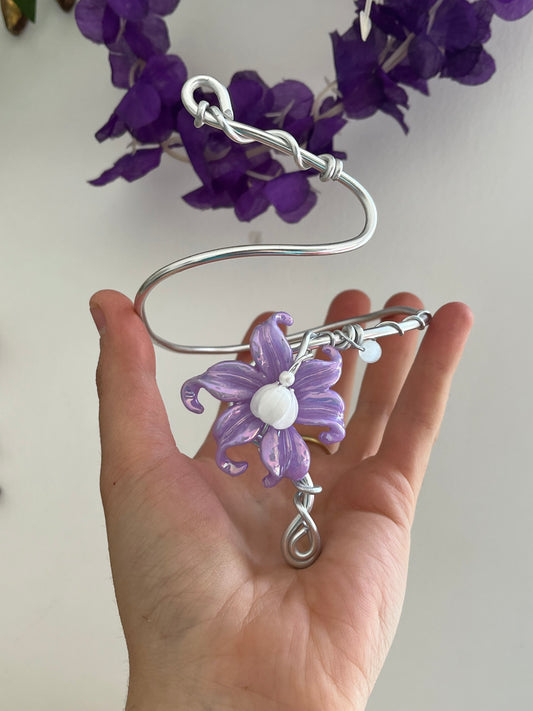 jasmine purple armcuff