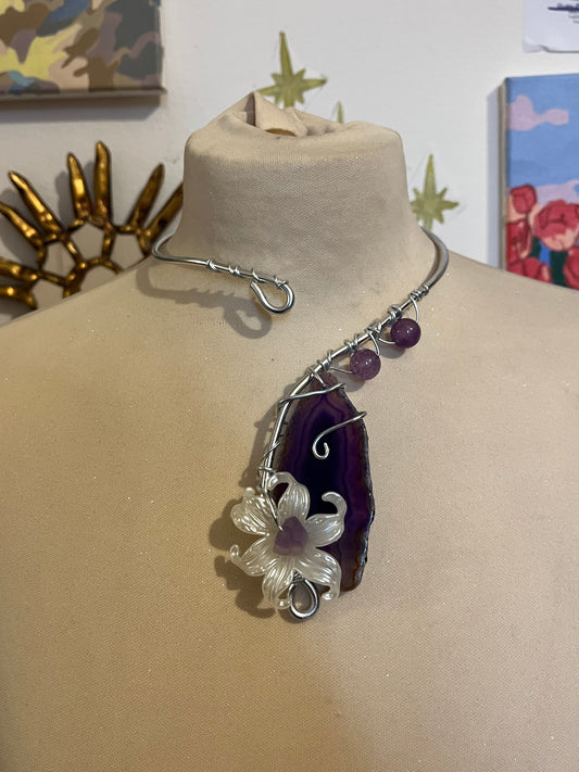 collana necklace viola