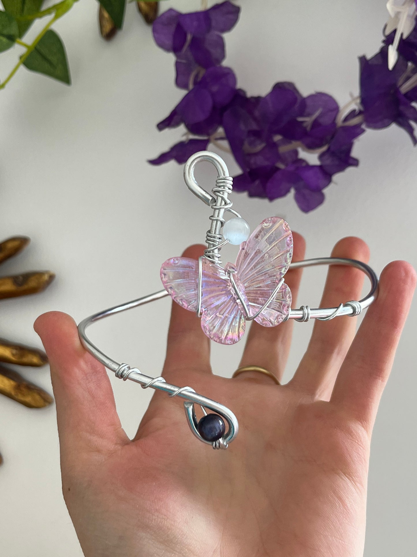 butterfly pink armcuff