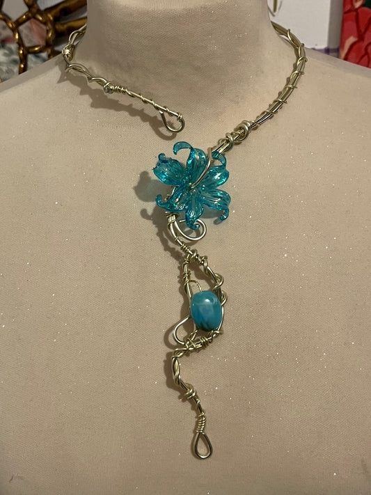 necklace egypt beads gold colour