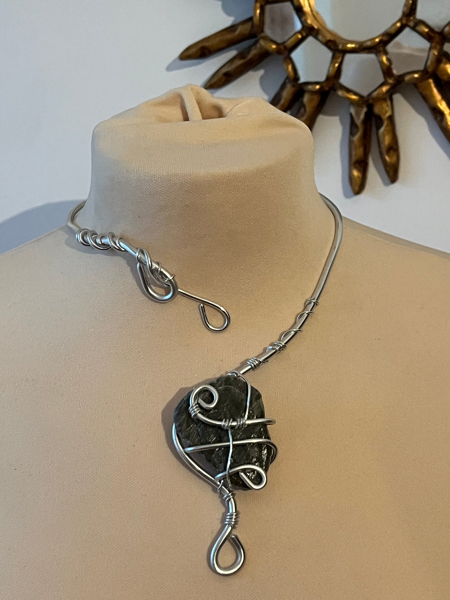 necklace real stone fairy